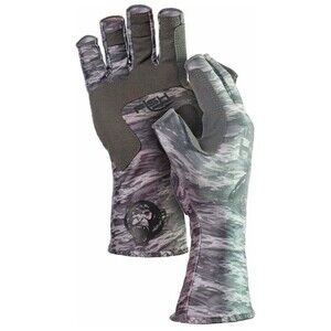 Fish Monkey Half Finger Guide Glove Non-Slip UPF 50+ Synthetic/Leather Palm L